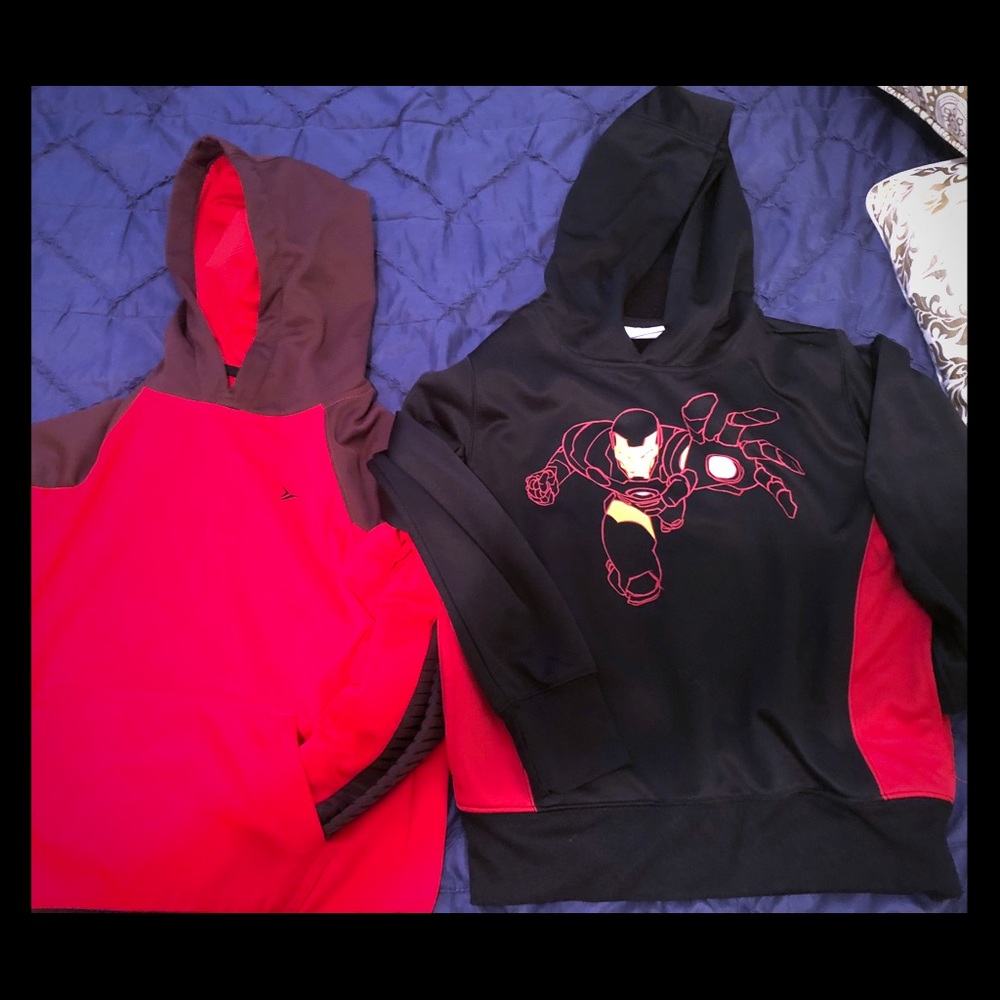 Two boys hoodies